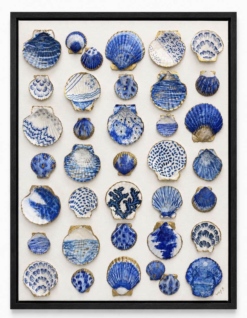 Blue Inventory original artwork