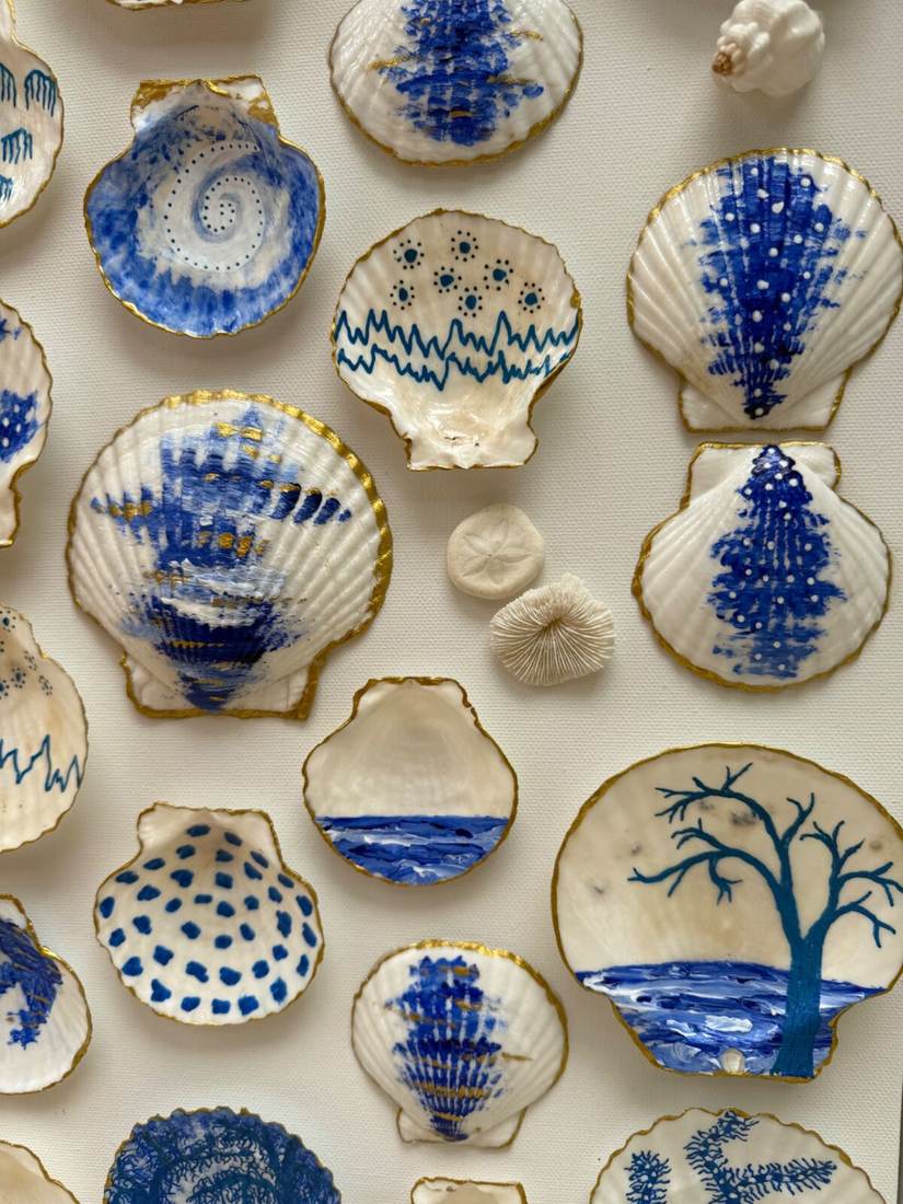 Close-up details of Blue Tide