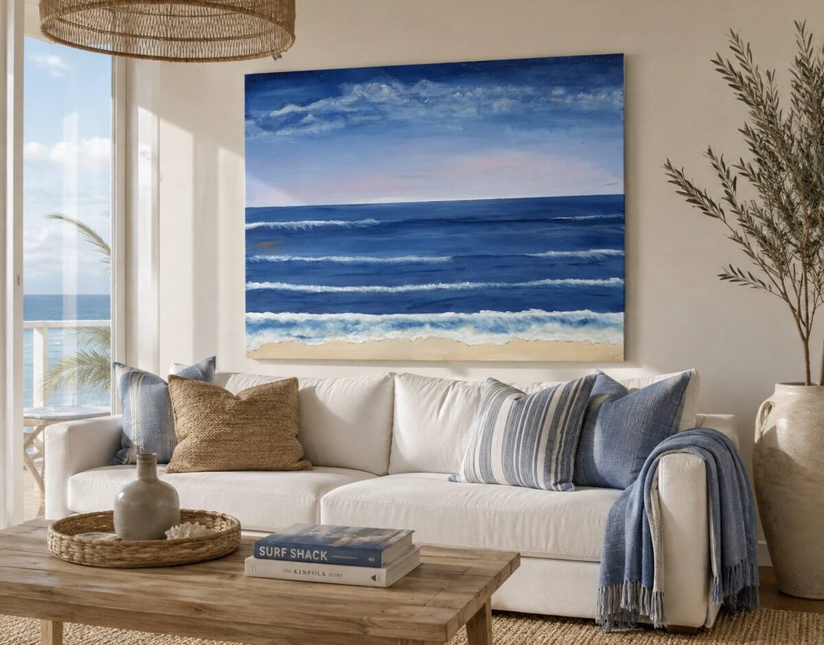 Twilight Tide styled in an interior