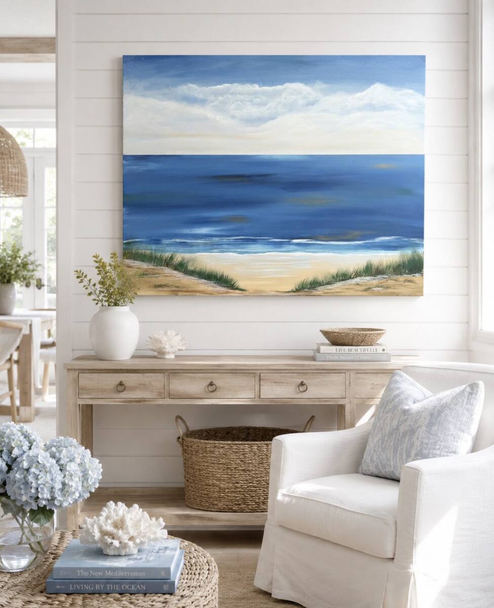 Where the Quiet Begins styled in an interior