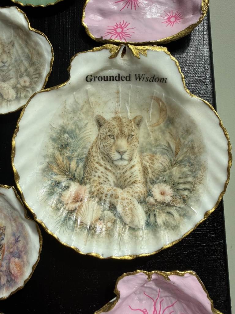 Close-up detail of Wild Wisdom