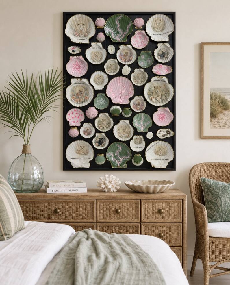 Wild Wisdom styled in an interior